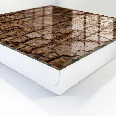 Tree bark Key box for wall