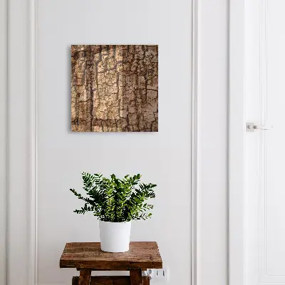 Tree bark Key box for wall