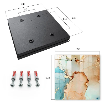 Abstract elegance Wall mounted key box