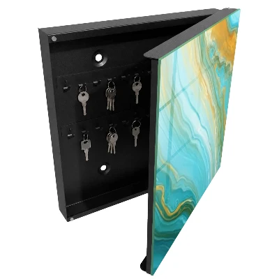 Colorful waves Key cabinet