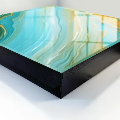 Colorful waves Key cabinet