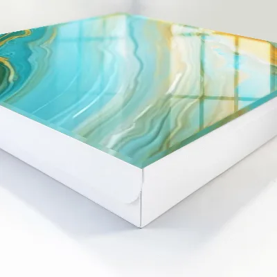 Colorful waves Key cabinet