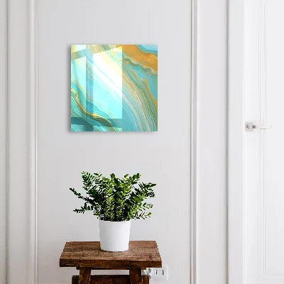 Colorful waves Key cabinet