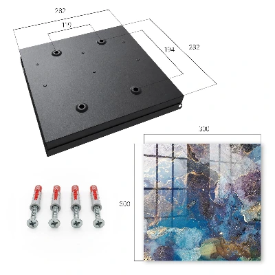 Sea abstraction Key box for wall