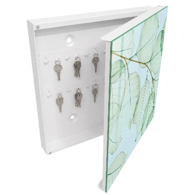 Green leaves Wall mounted key box