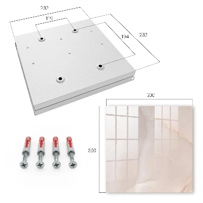 Elegant texture Wall mounted key box