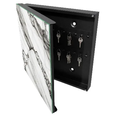 Marbled pattern Key cabinet