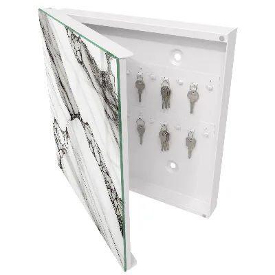 Marbled pattern Key cabinet