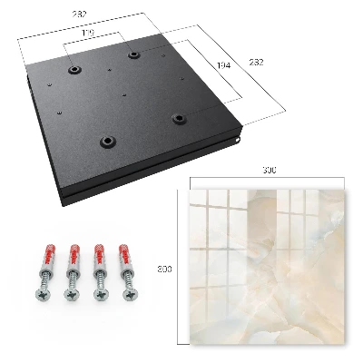 Cream tranquility Key box for wall