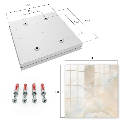 Cream tranquility Key box for wall