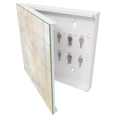 Cream tranquility Key box for wall