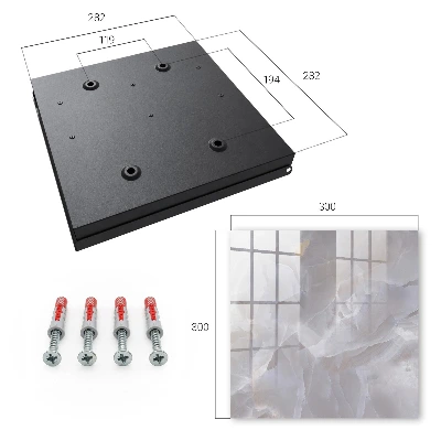 Grey elegance Wall mounted key box