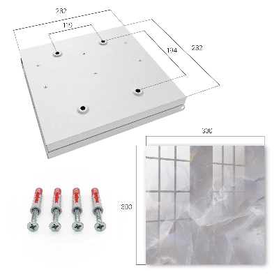 Grey elegance Wall mounted key box
