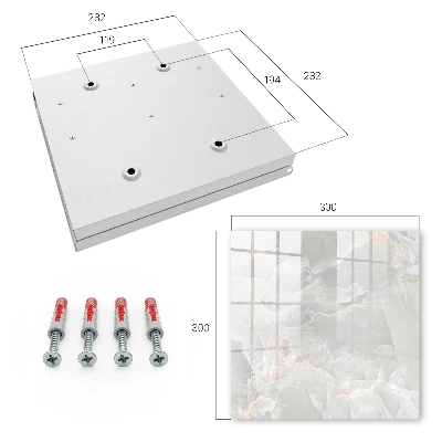 Neutral elegance Key box for wall