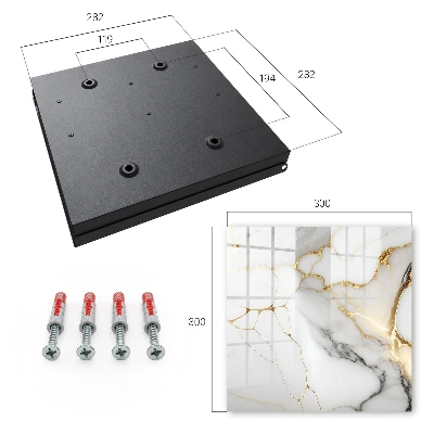 Marble elegance Key box for wall