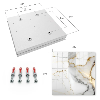 Marble elegance Key box for wall