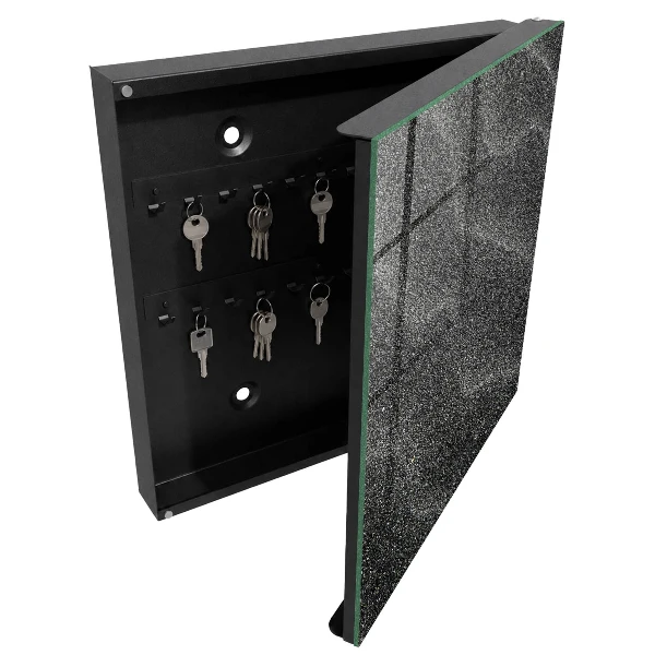 Shimmering waves Key box for wall