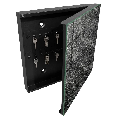 Wall-mounted key box shimmering waves design