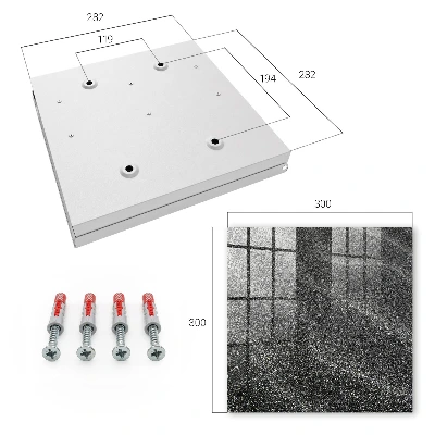 Shimmering waves Key box for wall