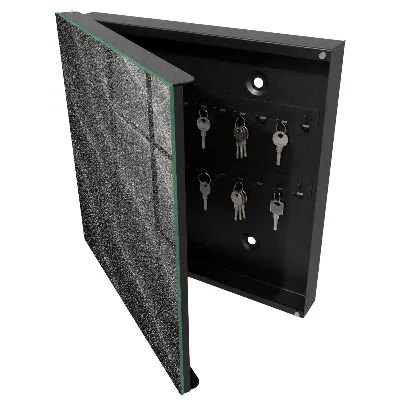 Shimmering waves Key box for wall