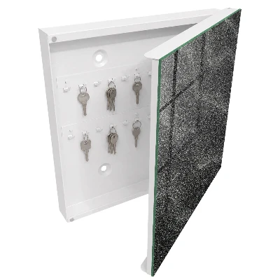Shimmering waves Key box for wall