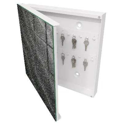 Shimmering waves Key box for wall