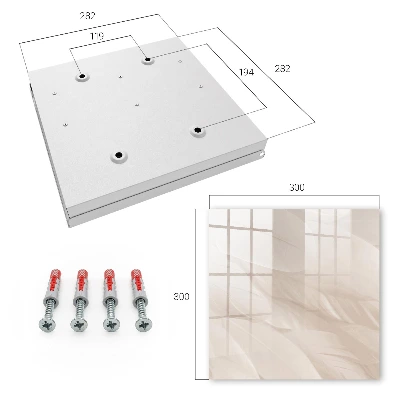 Cream lightness Wall mounted key box