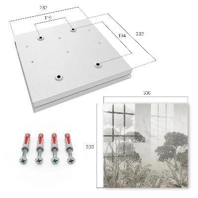 Sensual nature Key box for wall