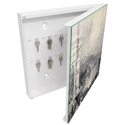 Trajan's Arch and the Citadel in Ancona Wall mounted key box