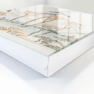 Japanese landscape Key cabinet