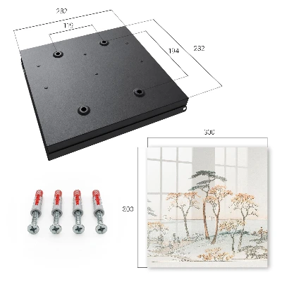 Japanese landscape Key cabinet