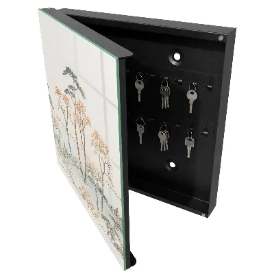 Japanese landscape Key cabinet