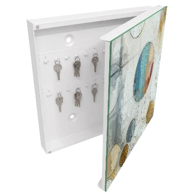 Circular composition Key box for wall