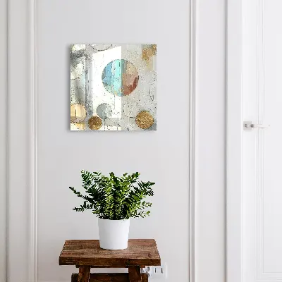 Circular composition Key box for wall