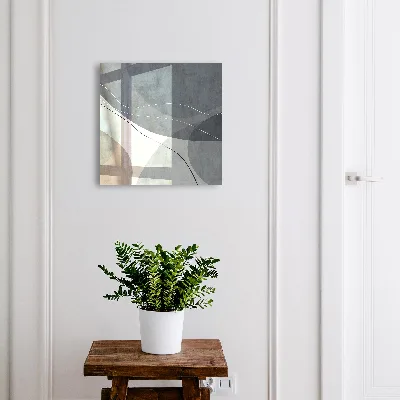 Blue abstraction Wall mounted key box