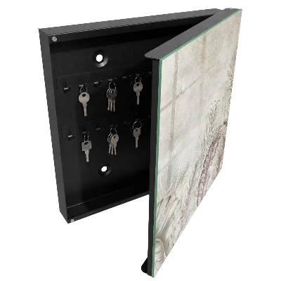 Wall-mounted key box subtle exotic design