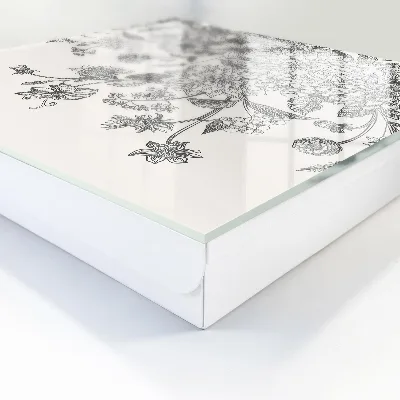 Floral elegance Key cabinet