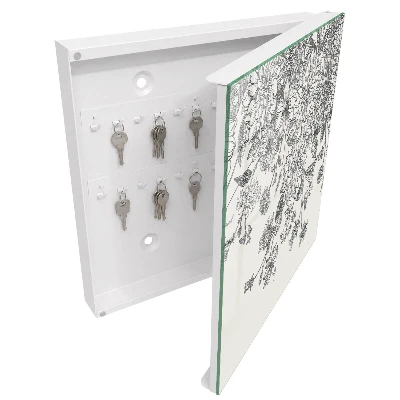 Floral elegance Key cabinet