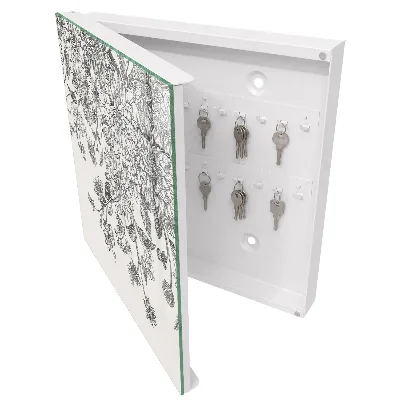 Floral elegance Key cabinet