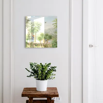 Tropical paradise Key box for wall