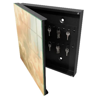 Pastel clouds Wall mounted key box