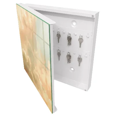 Pastel clouds Wall mounted key box