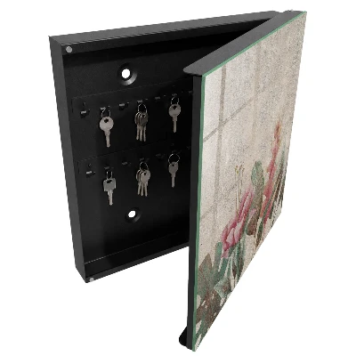Botanical elegance Key box for wall