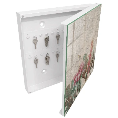 Botanical elegance Key box for wall