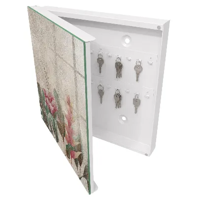 Botanical elegance Key box for wall