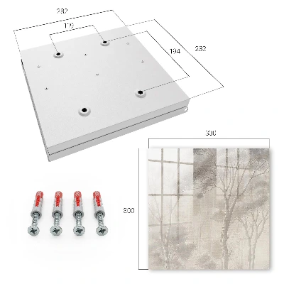 Forest etherealness Wall mounted key box