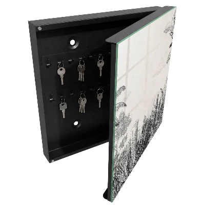 Tropical landscape Key cabinet