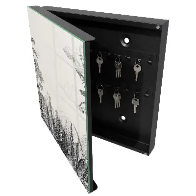 Tropical landscape Key cabinet