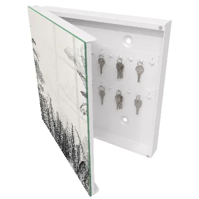 Tropical landscape Key cabinet