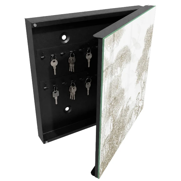 Tropical pattern Key box for wall